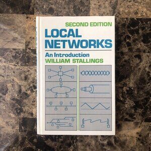 LOCAL NETWORKS: AN INTRODUCTION By William Stallings 1987 Hardcover
